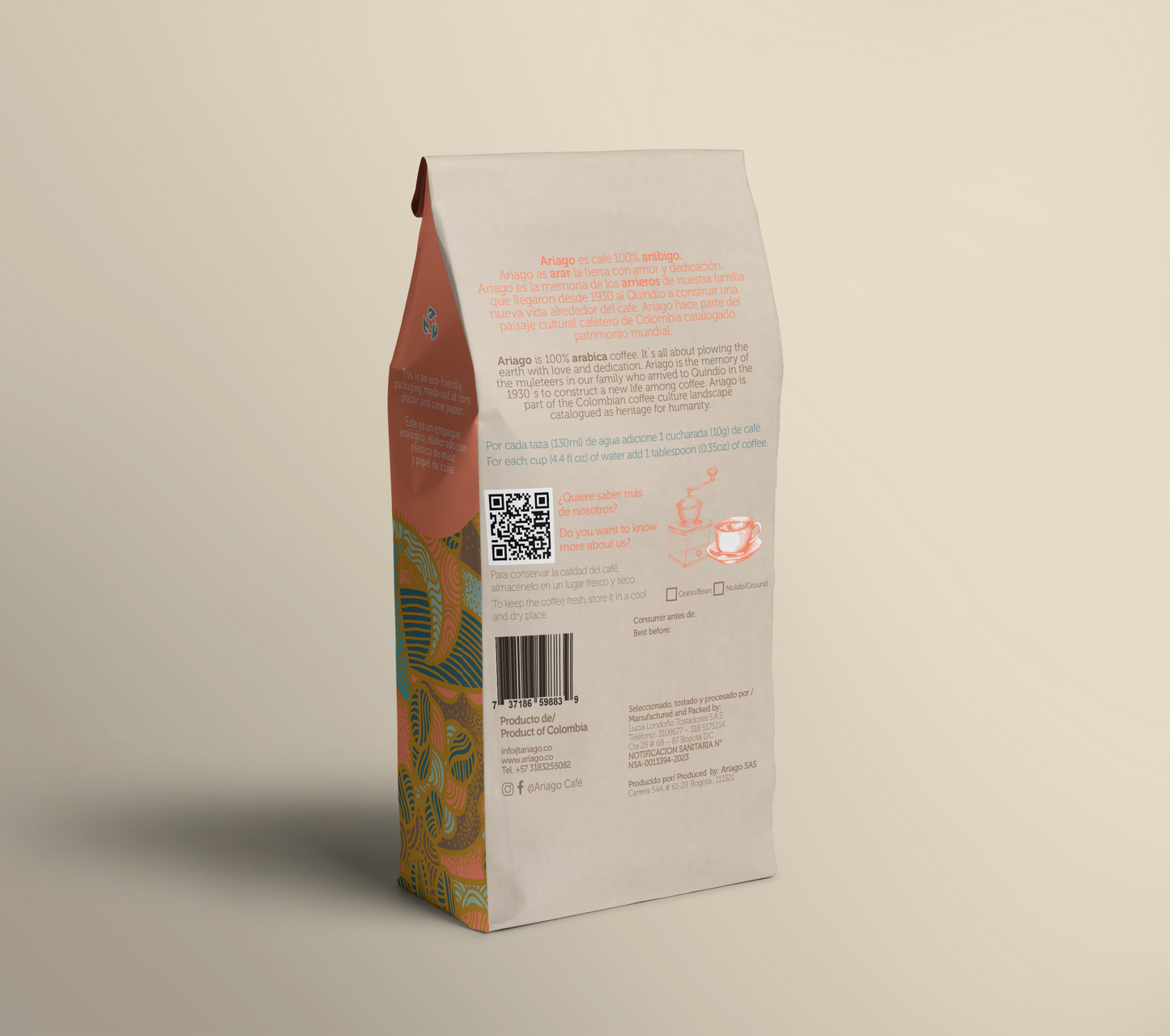 Abuelos Natural (340gr) Tostión Media Baja | Notas Aromáticas Dulces