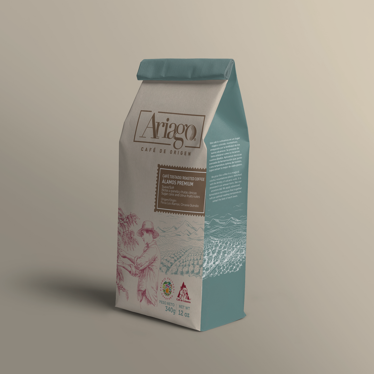 Momentos Ariago – 3 Cafes de 340gr (Albarda, Alamos Premium y Bourbon Rosado)